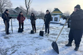 Фотофакт. К уборке снега в Гомельской области массово привлекли «незанятых в экономике»